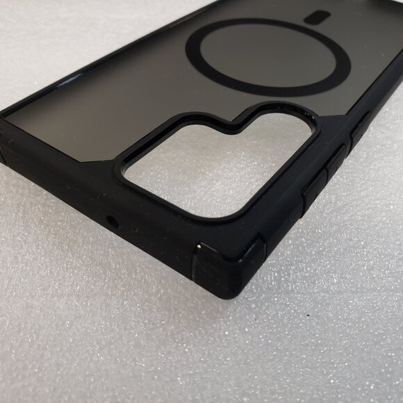 Tocol Magnetic Shockproof Case For Samsung Galaxy S22 Ultra Black Frosted Matte - Picture 6 of 7